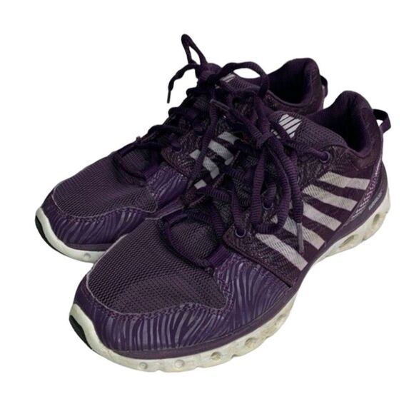 K‎ Swiss Purple White X Lite ST 93523-581-M Low Running Shoes Sneakers 8.5 - Picture 1 of 9